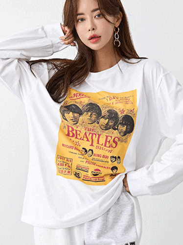 Beatles 롱 티셔츠 (2color)